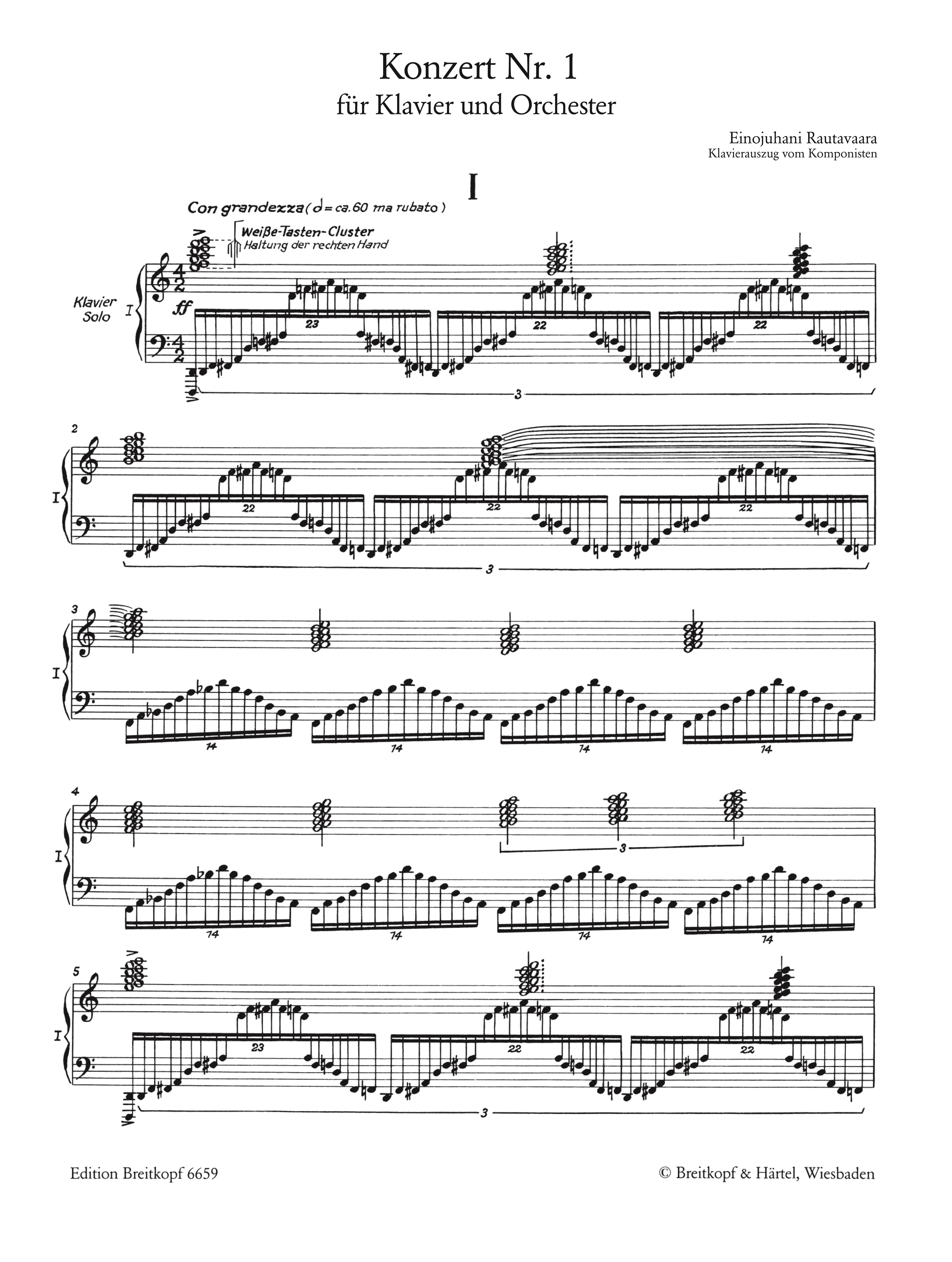 Konzert op.45 für Klavier und Orchester