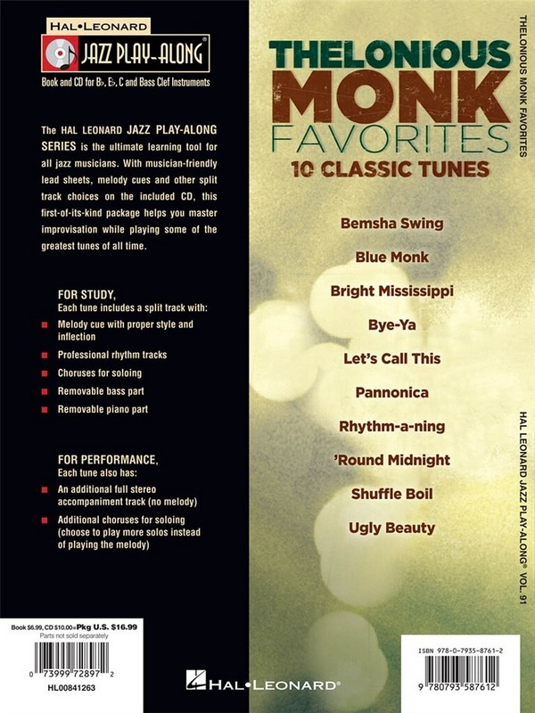 Thelonious Monk Favorites (+CD):