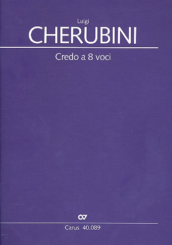 Credo a 8 voci für 2 gem Chöre