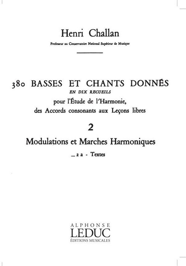 380 basses et chants donnés vol.2a