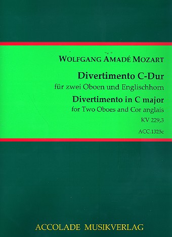 Divertimento C-Dur KVAnh229,3