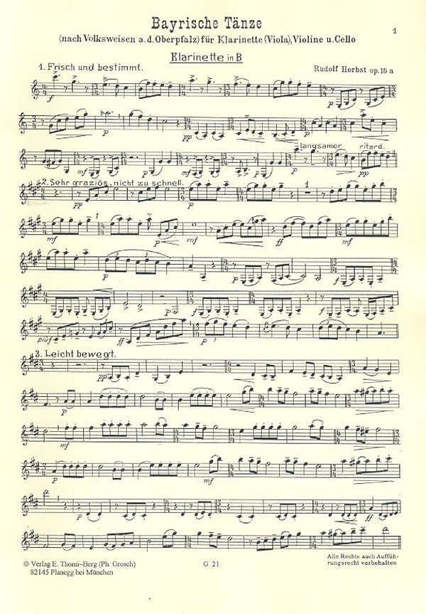 Bayrische Tänze op.15a