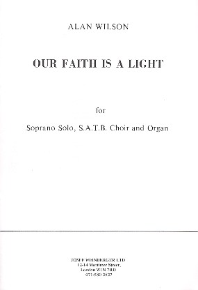 Our Faith is a Light for soprano,
