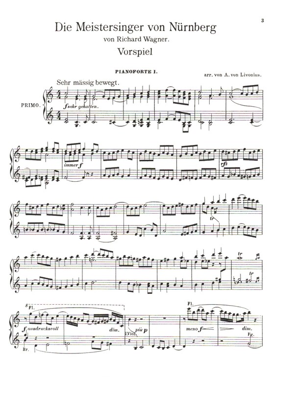 Vospiel zu Die Meistersinger von Nürnberg