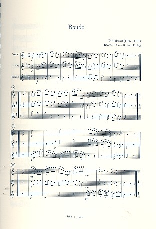 Rondo aus dem Divertimento Nr.1
