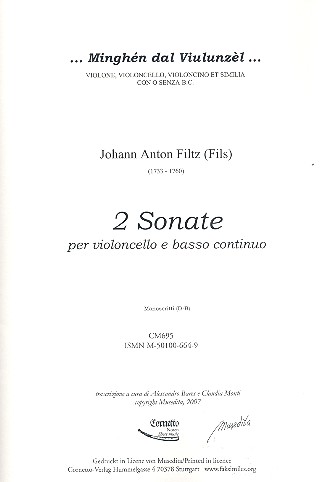 2 Sonaten für Violoncello und Bc