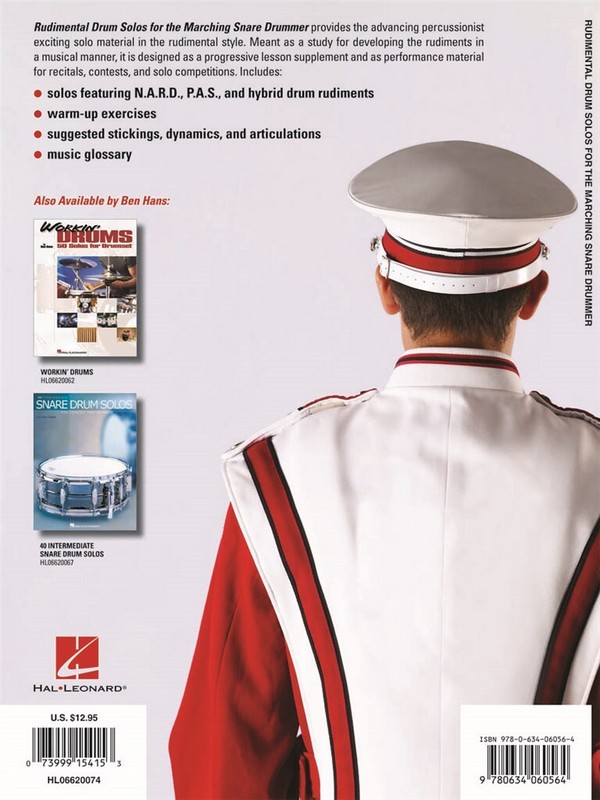 Rudimental Drum Solos for snare drum