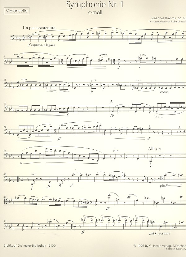 Sinfonie c-Moll Nr.1 op.68