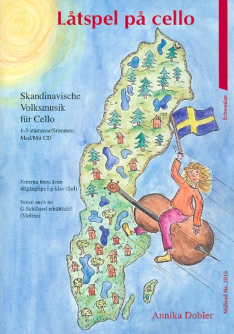 Latspel pa cello (+CD): für 1-3 Violoncelli