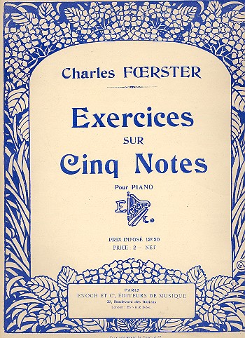 Exercices sur cinq notes 