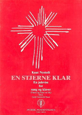 En stjerne klar für Gesang und Klavier
