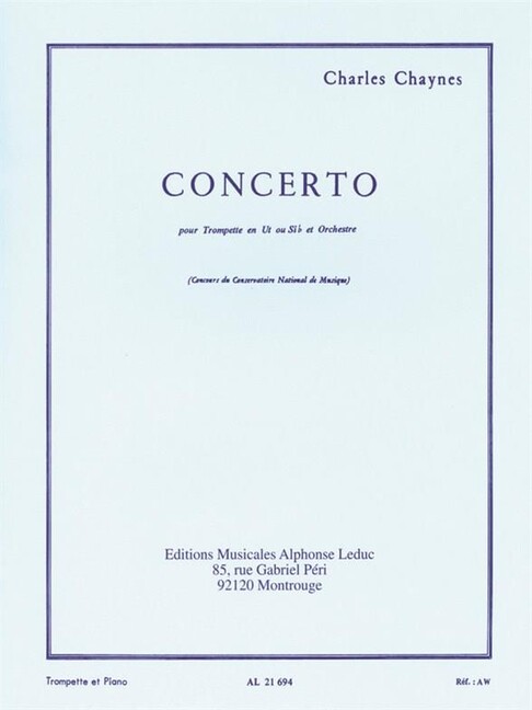 Concerto pour trompette et orchestre