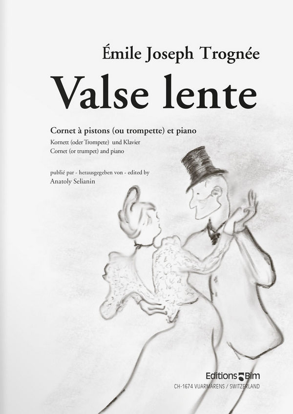 Valse lente für Trompete (Kornett) und Klavier