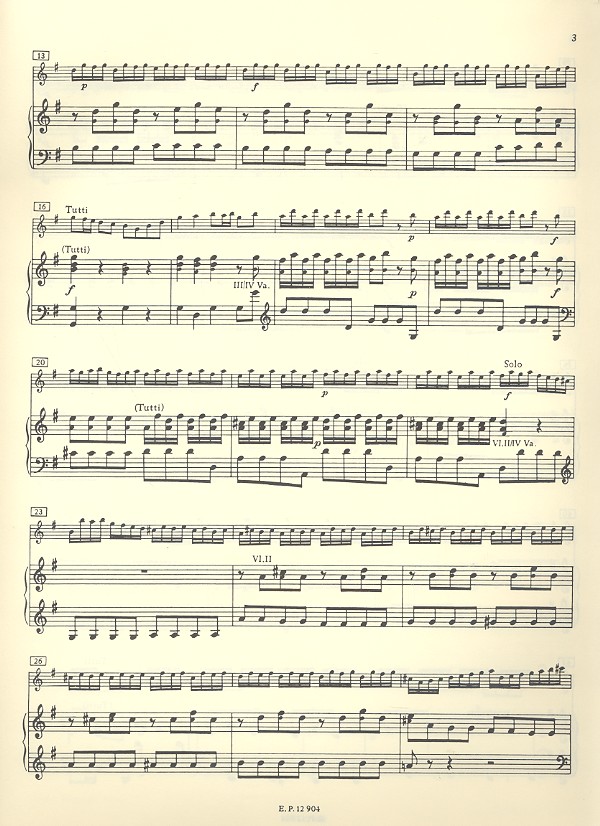 Konzert G-Dur op.3,3 RV310 für Violine, Streicher und Bc (+CD)