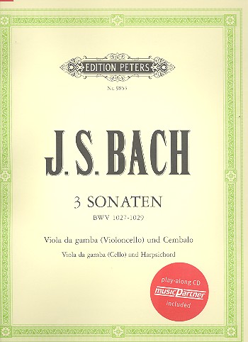 3 Sonaten BWV1027-1029 (+CD)