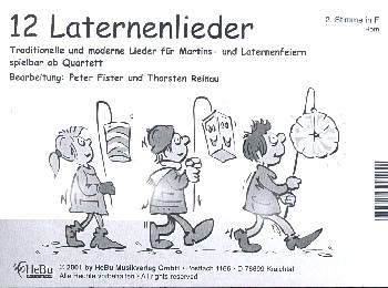 12 Laternenlieder für 4-stimmiges