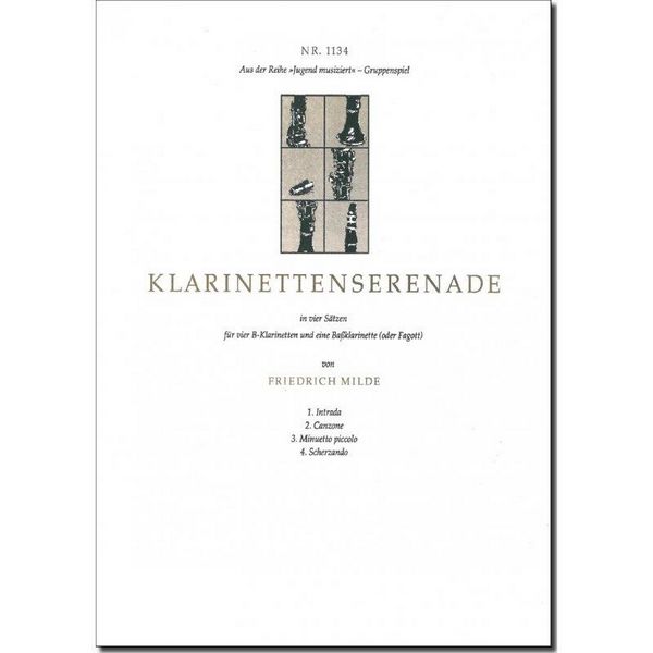 Klarinettenserenade für 4 Klarinetten