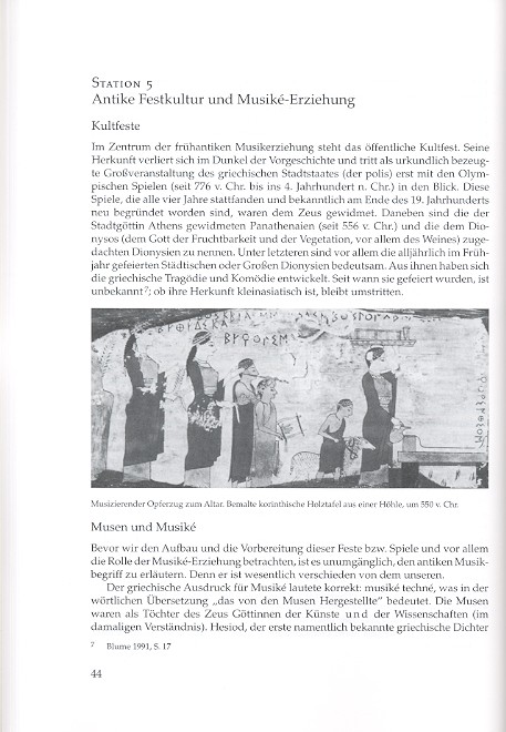 Geschichte der musikalischen Bildung