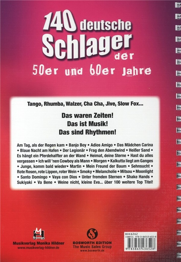 140 deutsche Schlager der 50er und 60er Jahre