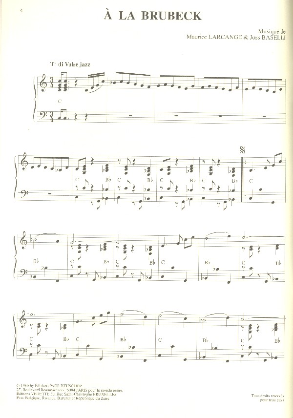 Maurice Larcange pour accordéon