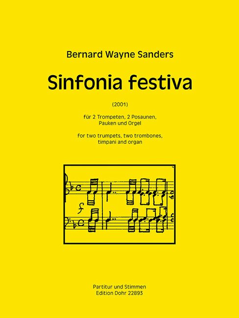 Sinfonia festiva für 2 Trompeten,