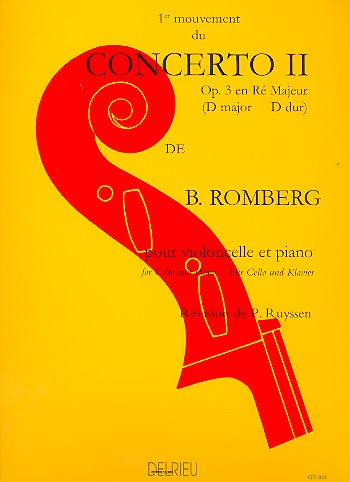 Mouvement no.1 du concert en ré majeur no.2 op.3 