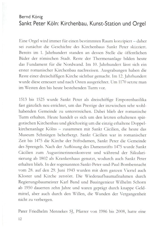 Zeitgenössische Orgelmusik