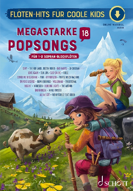 Megastarke Popsongs Band 18 (+Online Audio)