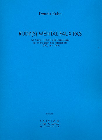 Rudi's mental Faux Pas