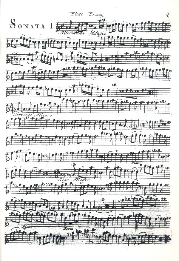 6 Triosonaten op.2 für 2 Altblockflöten und Bc