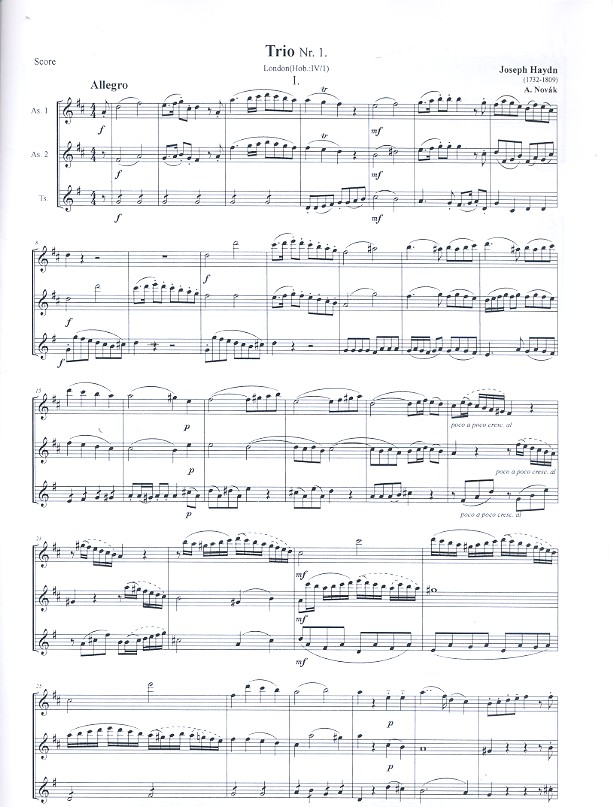 Trio no.1 Hob.IV:1