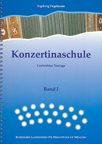 Konzertinaschule Carlsfelder Tonlage Band 1