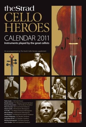 The Strad Calendar 2011 Cello Heroes