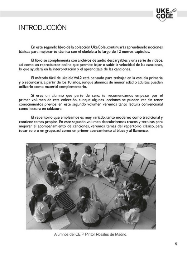 Garrosa, Método fácil de Ukulele vol.2 (+Online Audio)