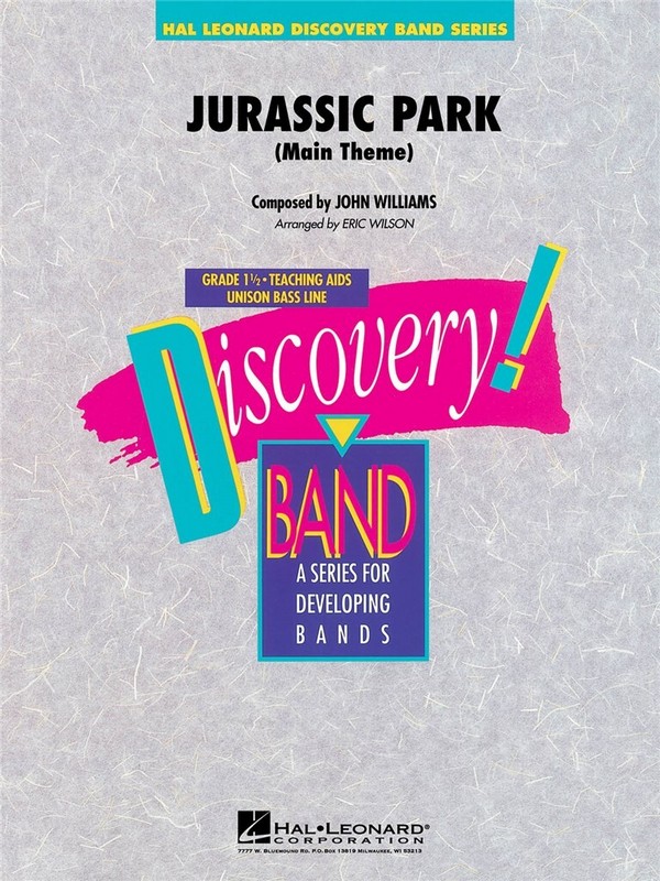 Jurassic Park (Main Theme): for concert band