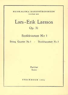 Streichquartett Nr.1 op.31