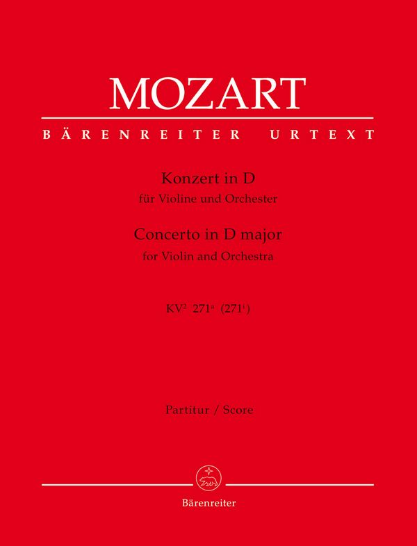 Konzert D-Dur KV271a für Violine