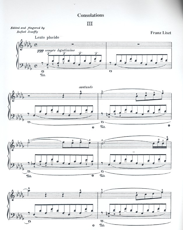 Consolations in d Flat Major no.3