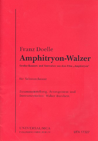 Amphitryon-Walzer: für Salonorchester