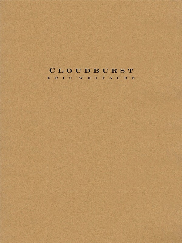 Cloudburst for concert band and percussion