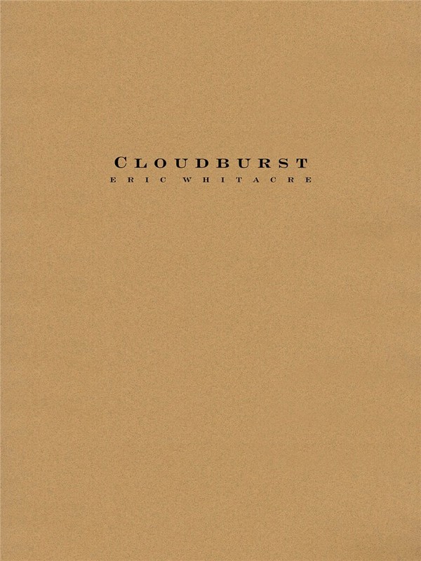 Cloudburst for concert band and percussion