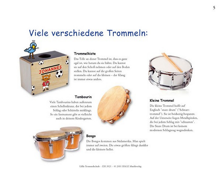 Lillis Trommelschule (+CD)