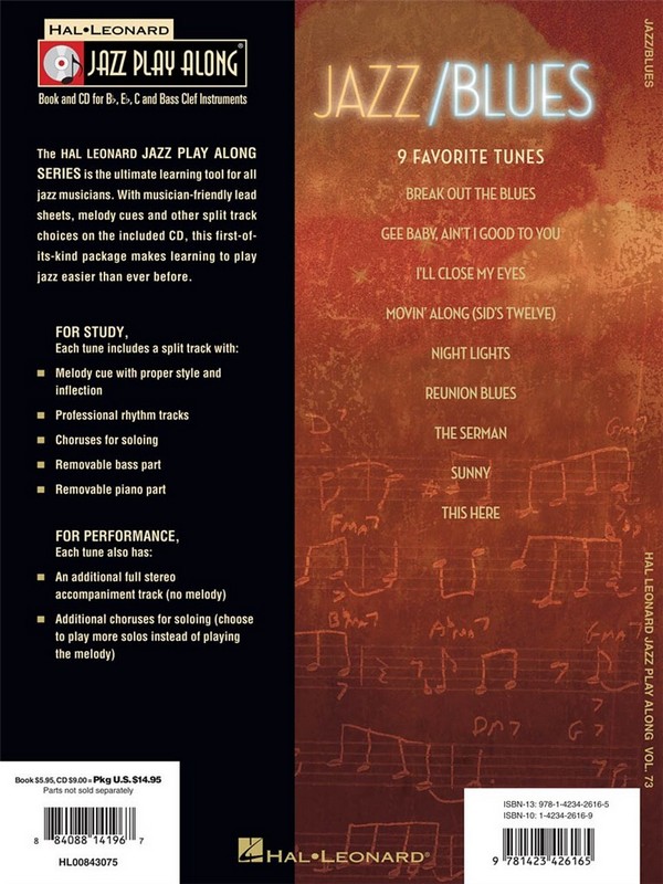 Jazz/Blues (+CD): for Bb, Eb, C