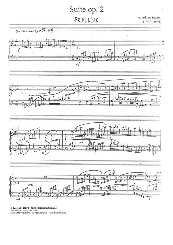 Suite op.2 (1931)