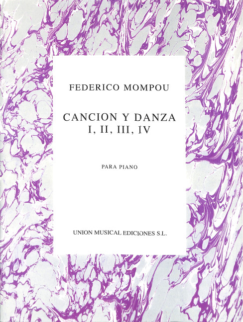Cancion y danza (nos.1-4) para piano