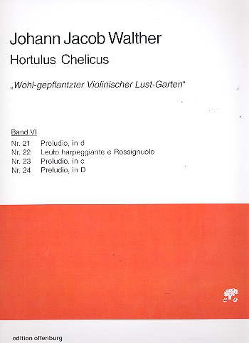 Hortulus Chelicus Band 6 (Nr.21-24)