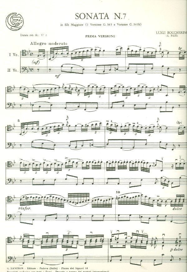 Sonata in si maggiore no.7 (G565/G565b)