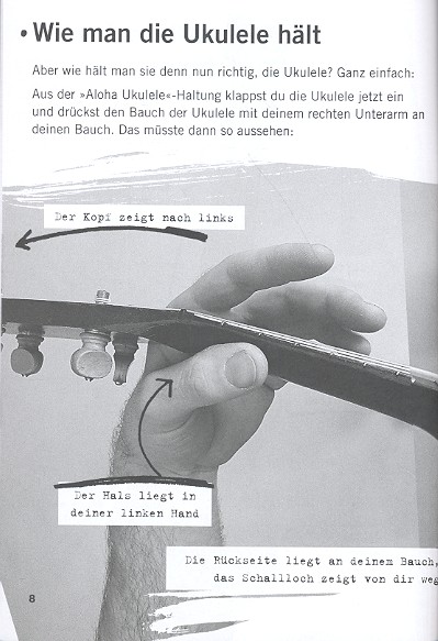 Ich spiele Ukulele und hab Spaß