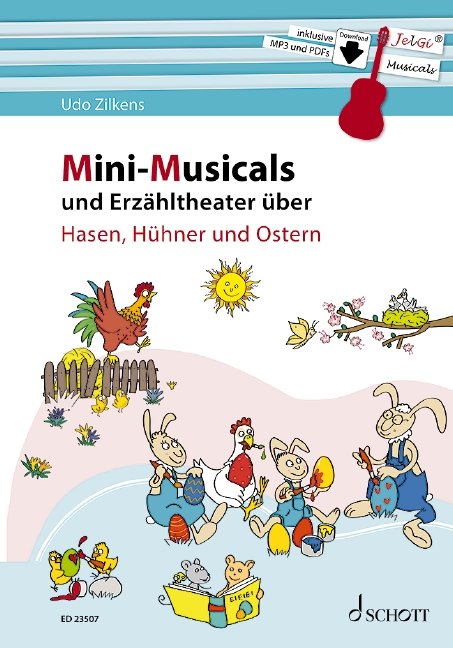 Mini-Musicals und Erzähltheater über Hasen, Hühner und Ostern (+online