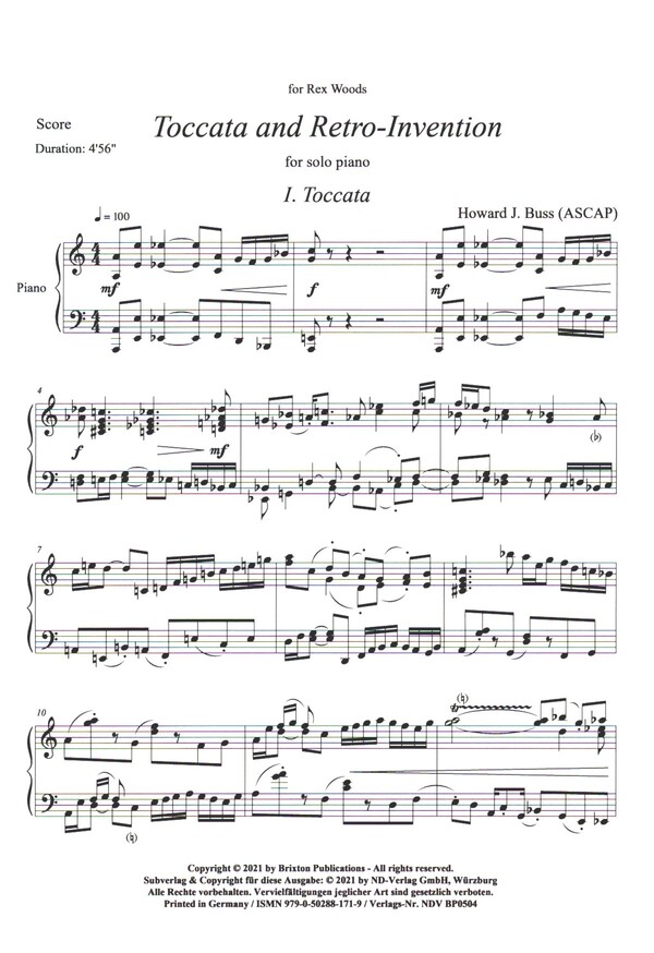Toccata und Retro-Invention